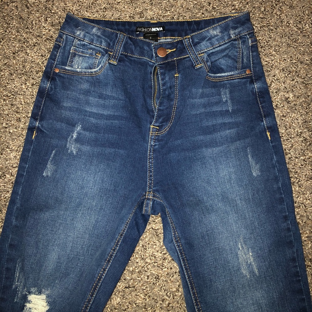 High rise jeans
